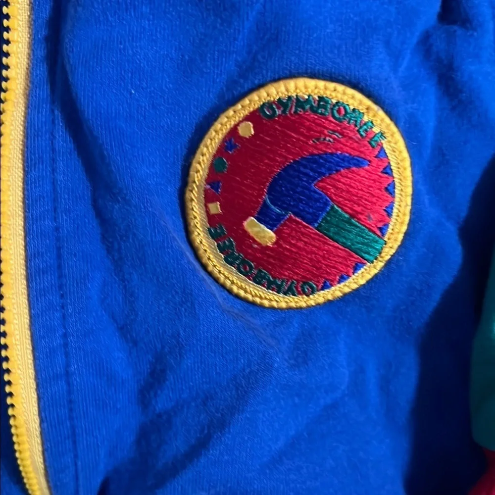 Colorful Hooded Jacket with Logo
